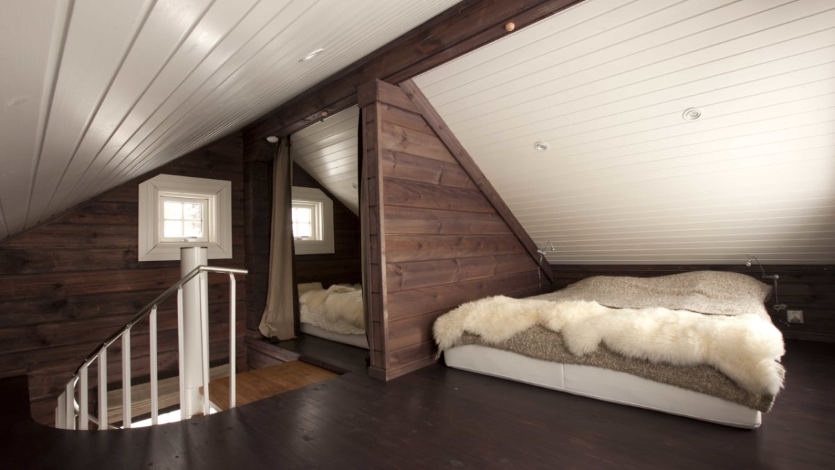 Внутренняя отделка мансарды