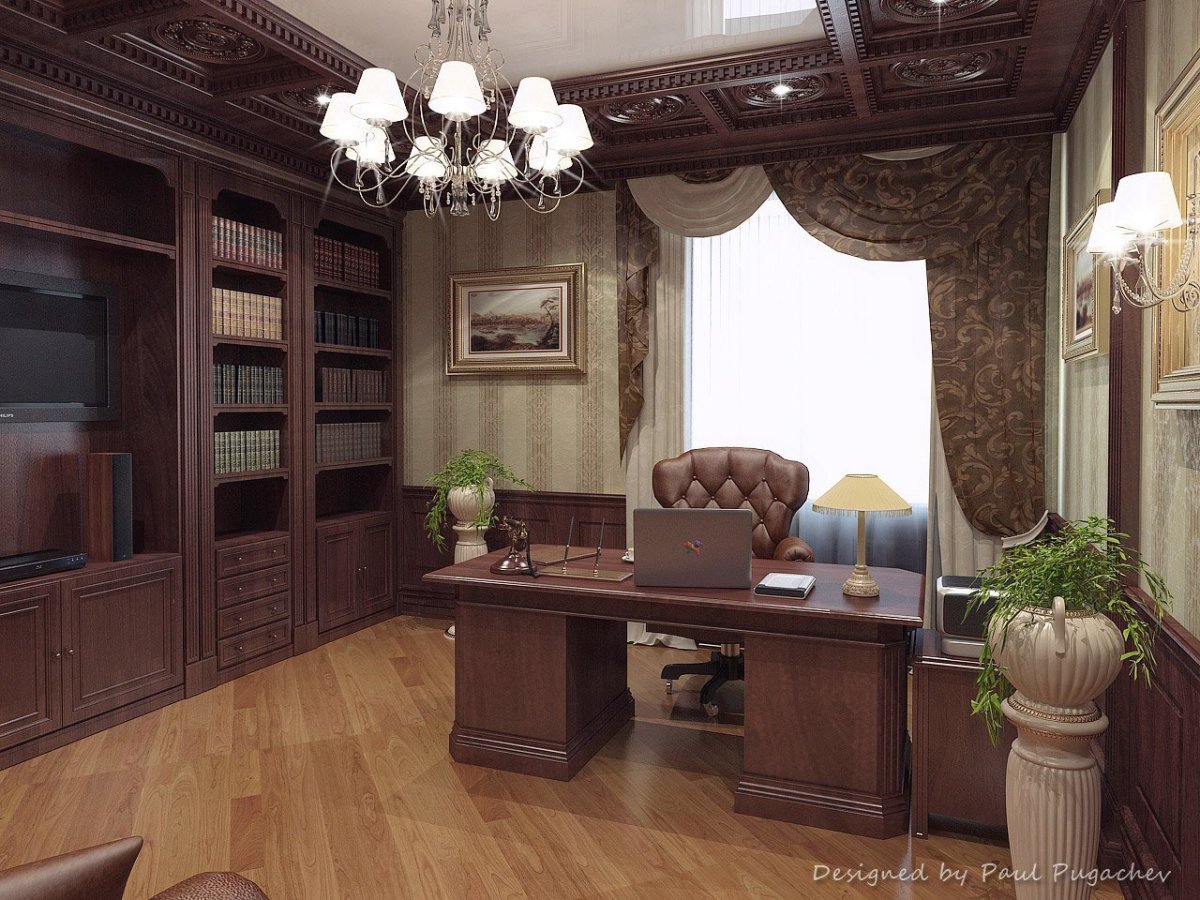 Интерьер кабинета Рэма Вяхирева