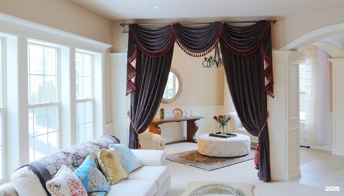 Шторы со свагами