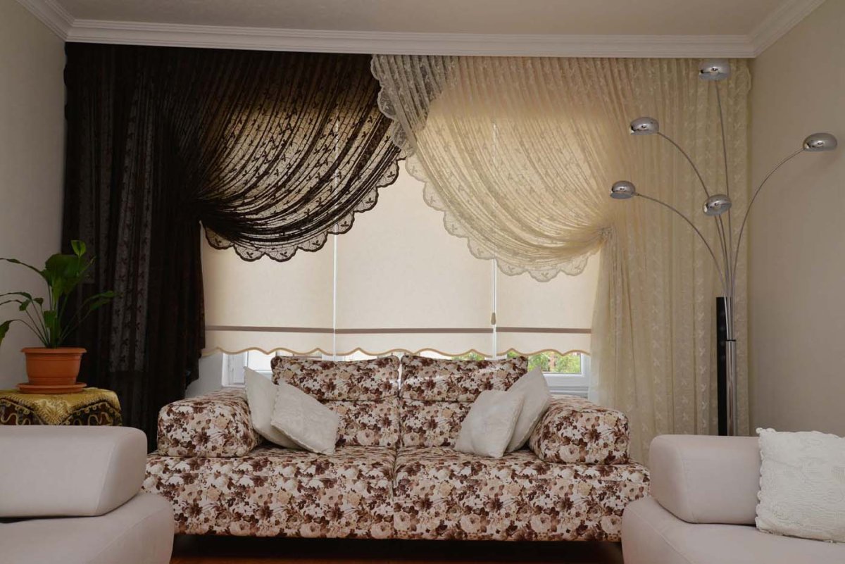 Шторы в маленький зал