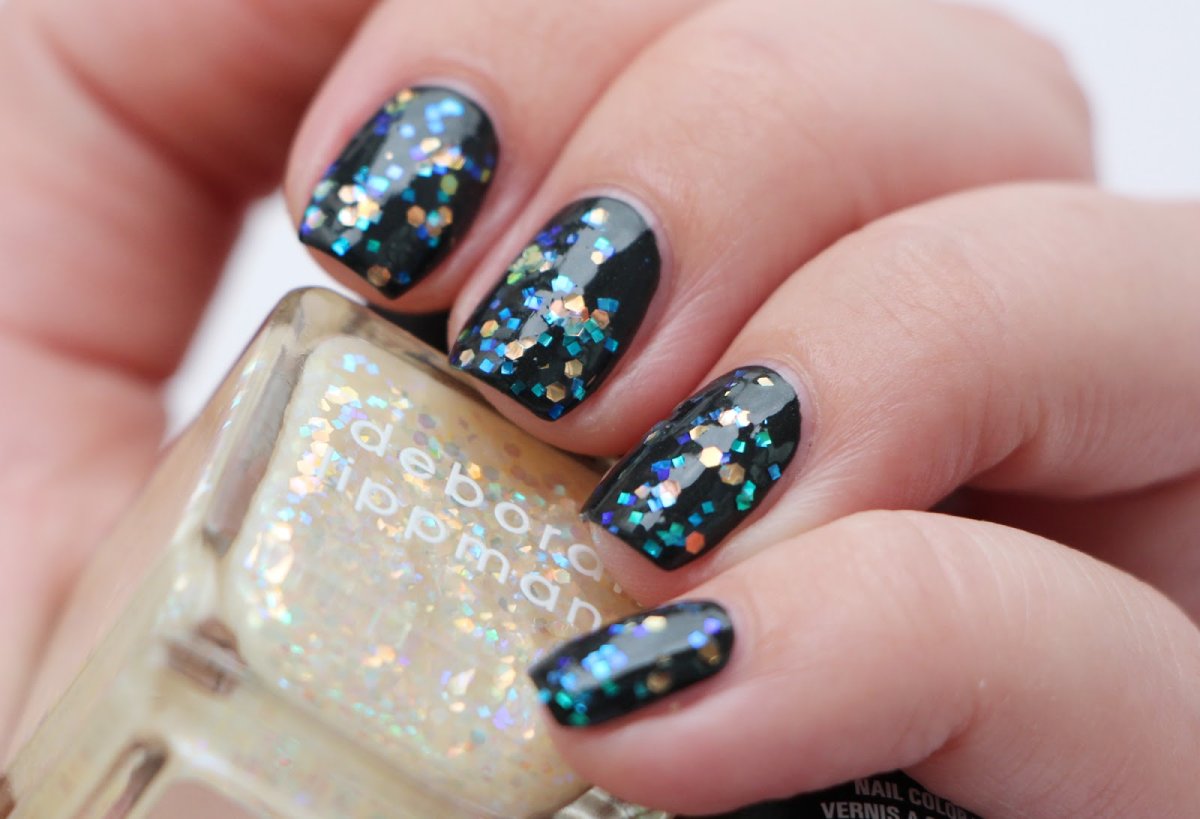 Лак со звездочками