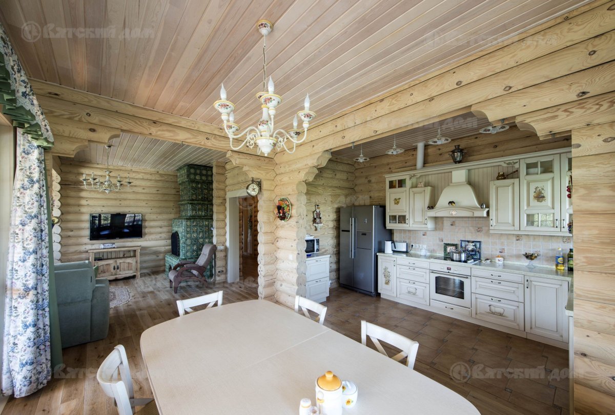 Кухни для деревянного дома из бревна