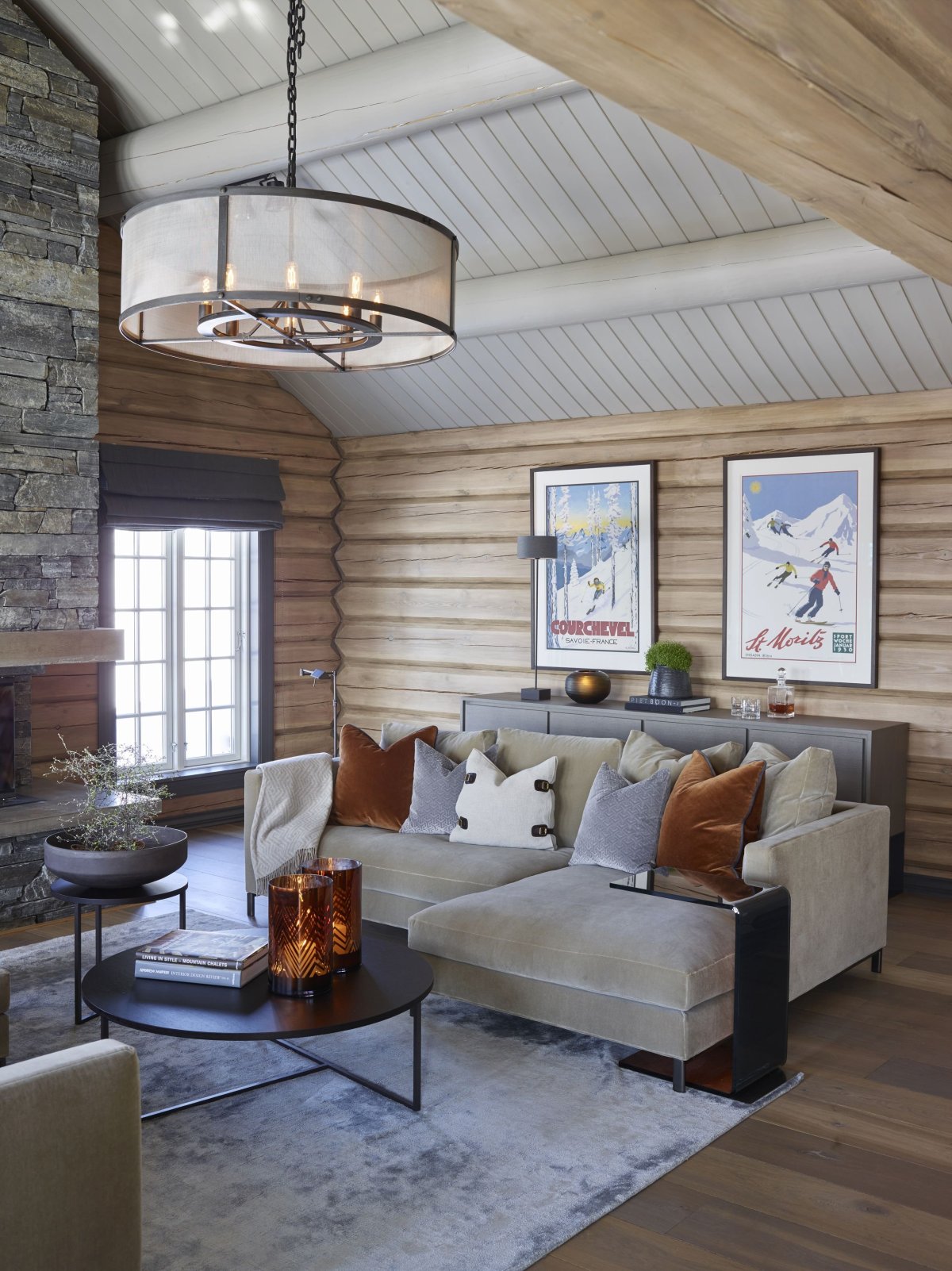 Интерьер в деревянном доме