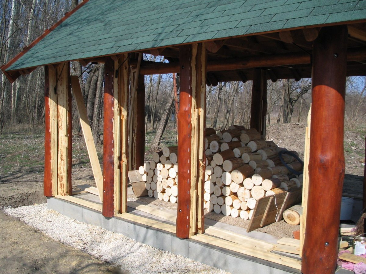 Канадская технология Cordwood