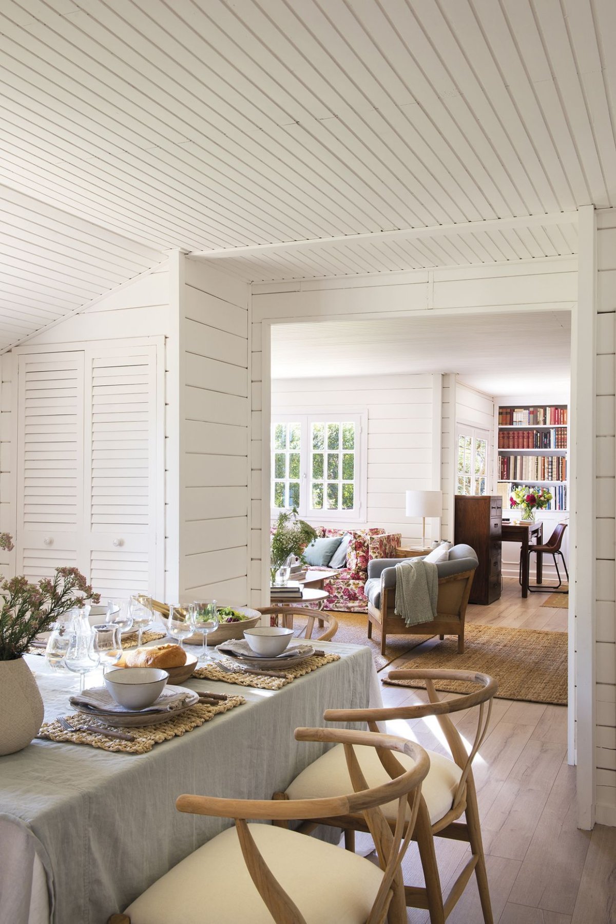 Вагонка на стене