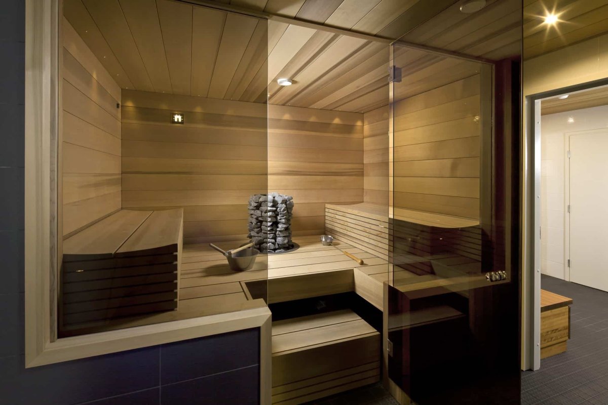 Угловые сауны в частном доме