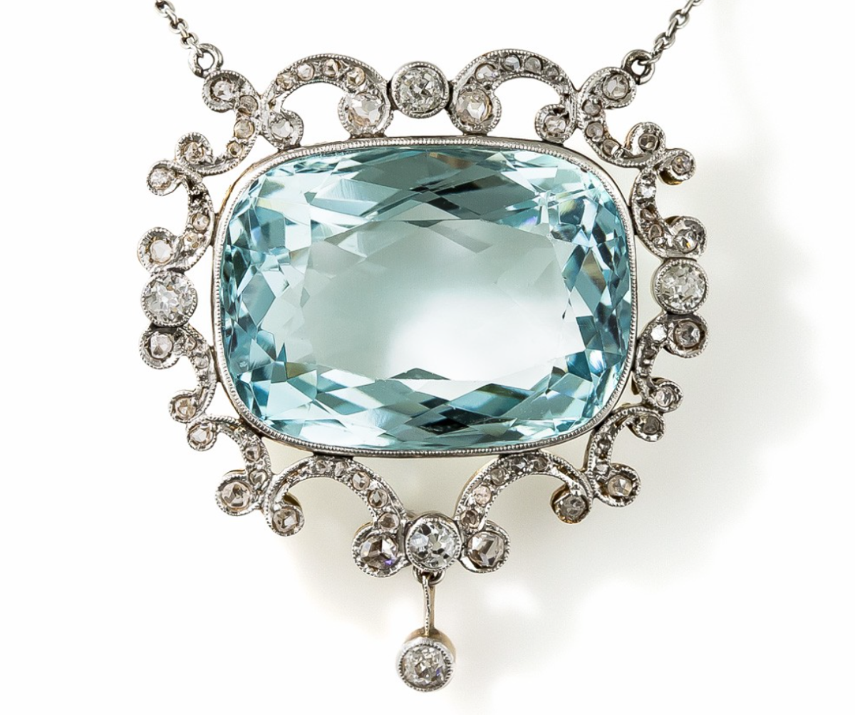 Aquamarine Королевское ожерелья