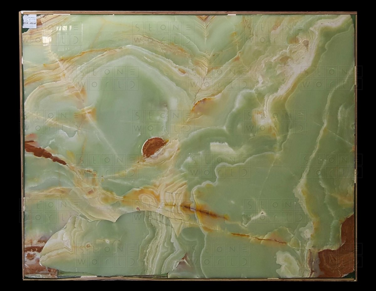 Оникс Onyx Jade Green на просвет