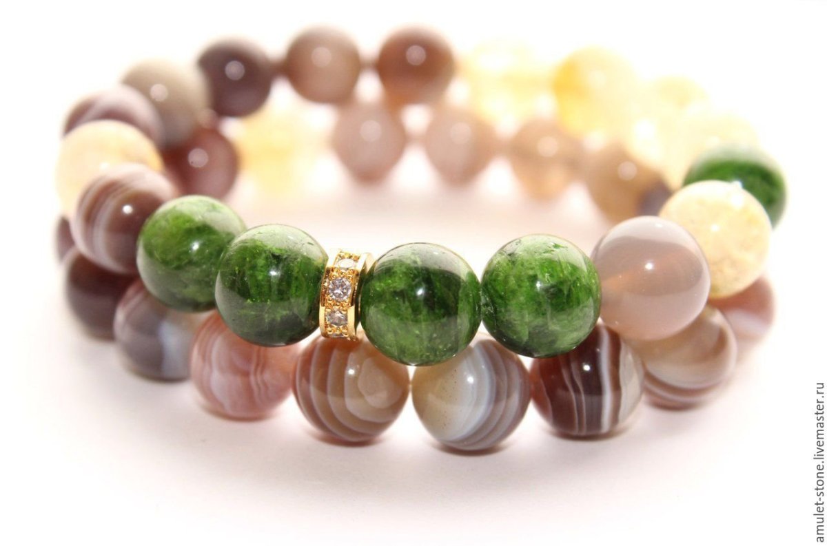 Браслет из натурального камня