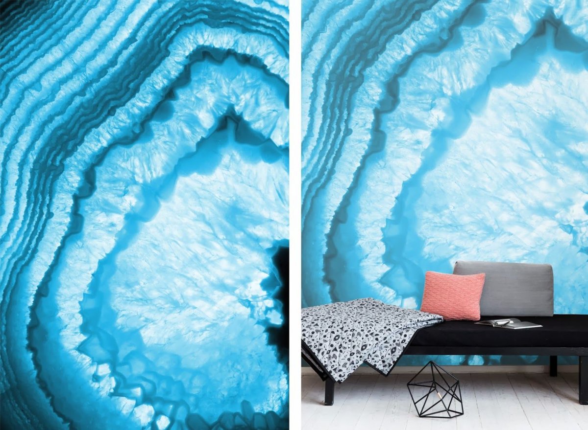 Обои агат в интерьере