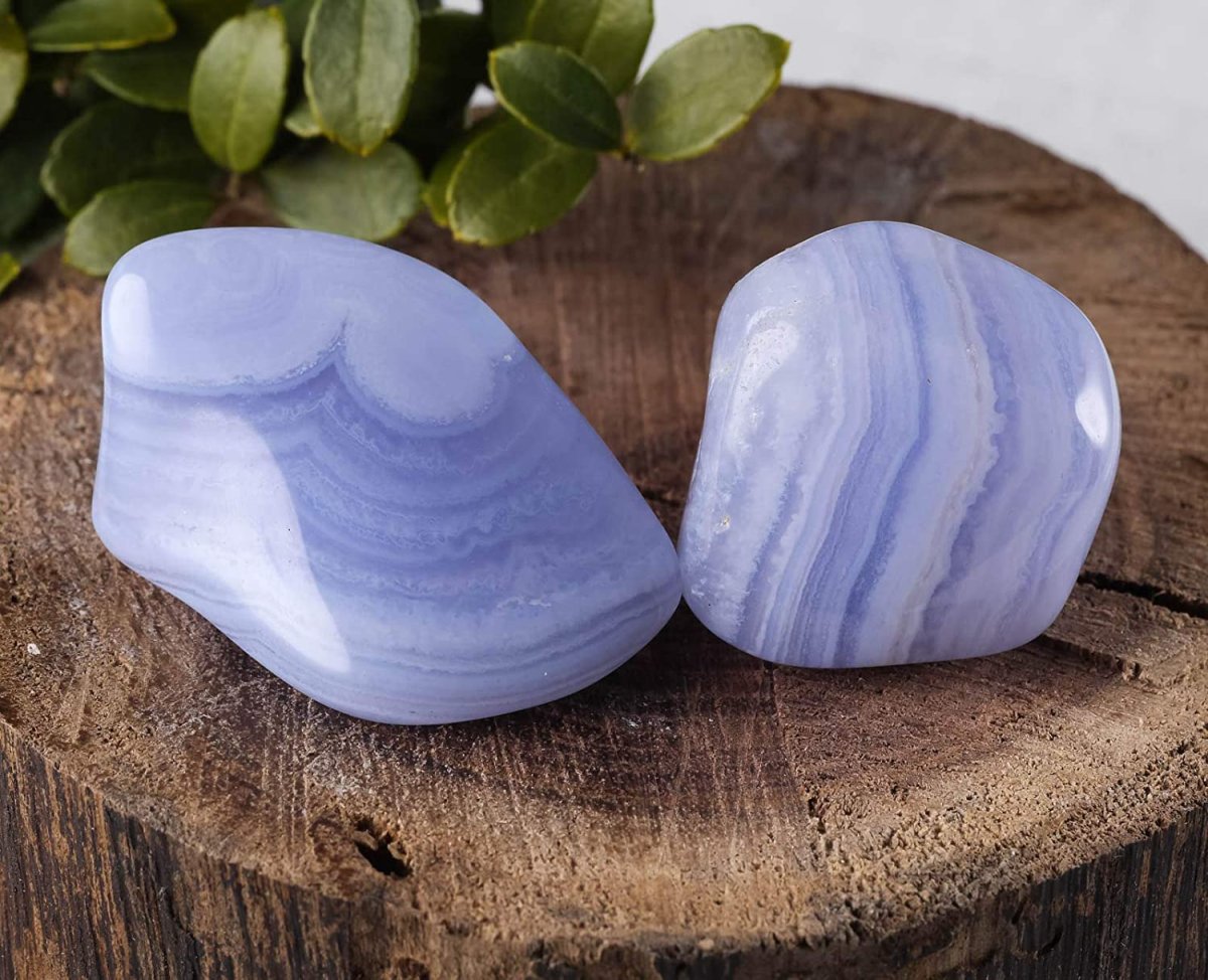 Кружевной агат с халцедоном