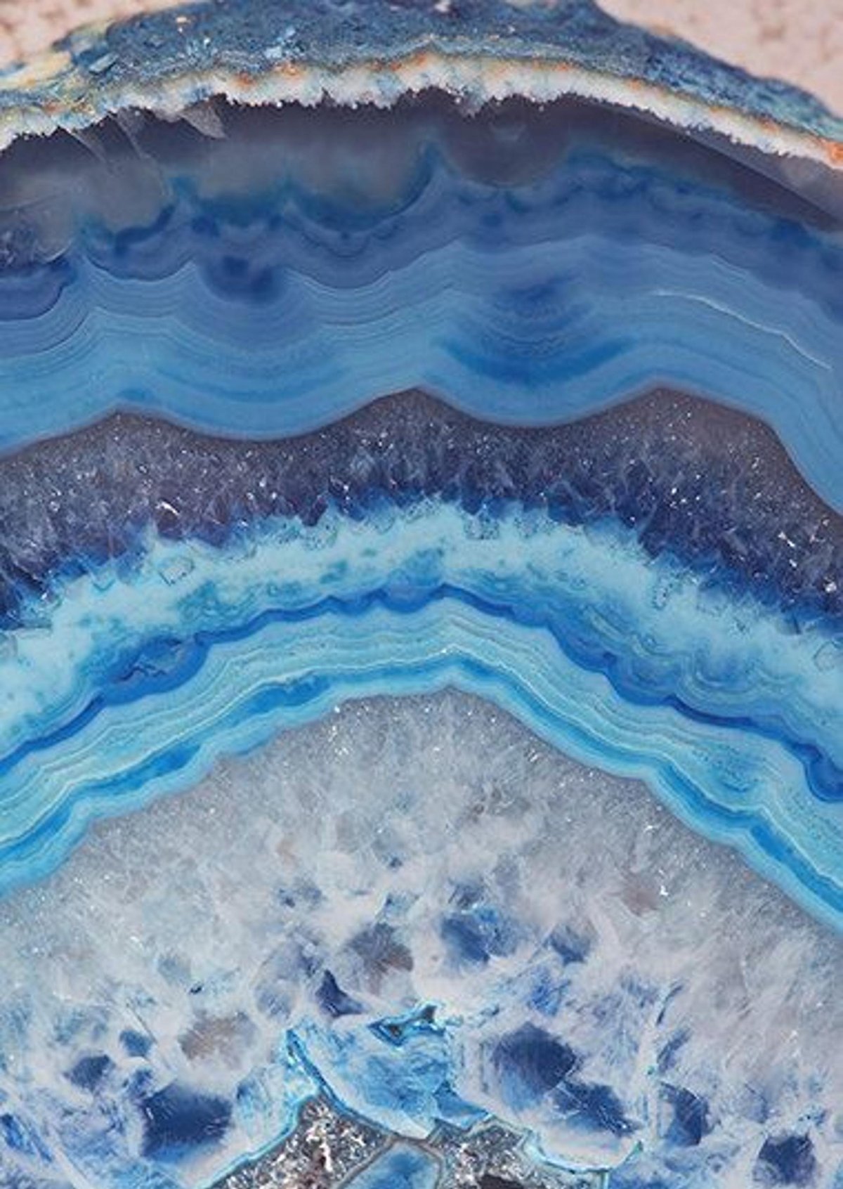 Жеода голубого Агата