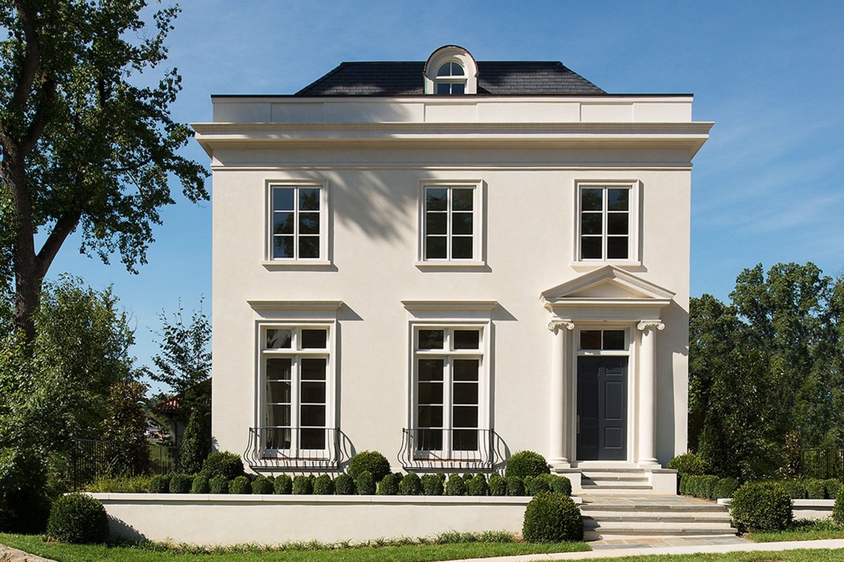 Коттедж Неоклассика экстерьер