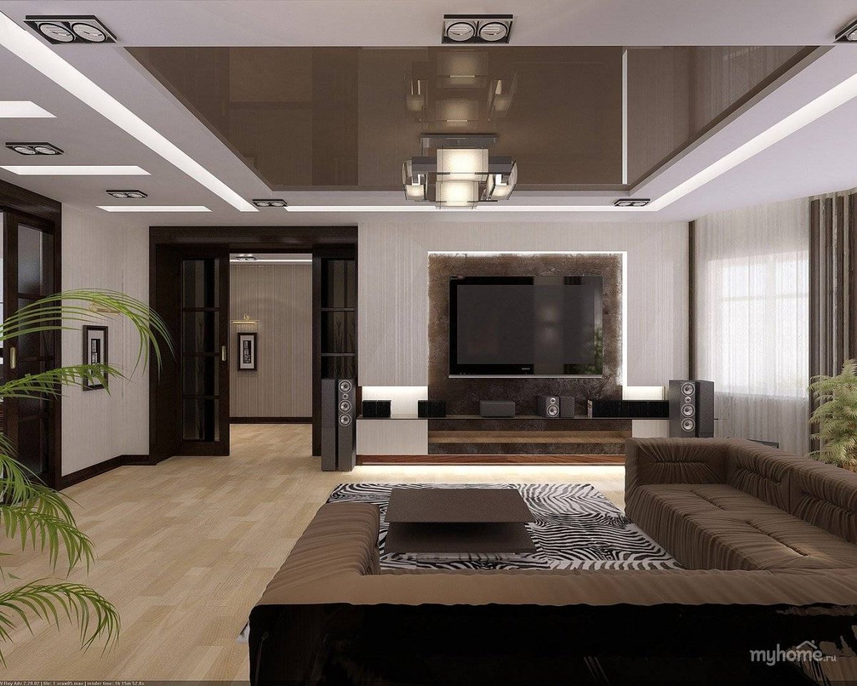 Проект гостиной в доме