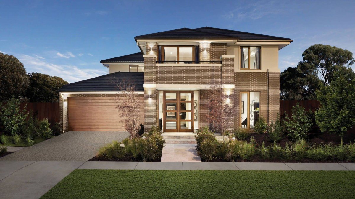 Современный кирпичный дом