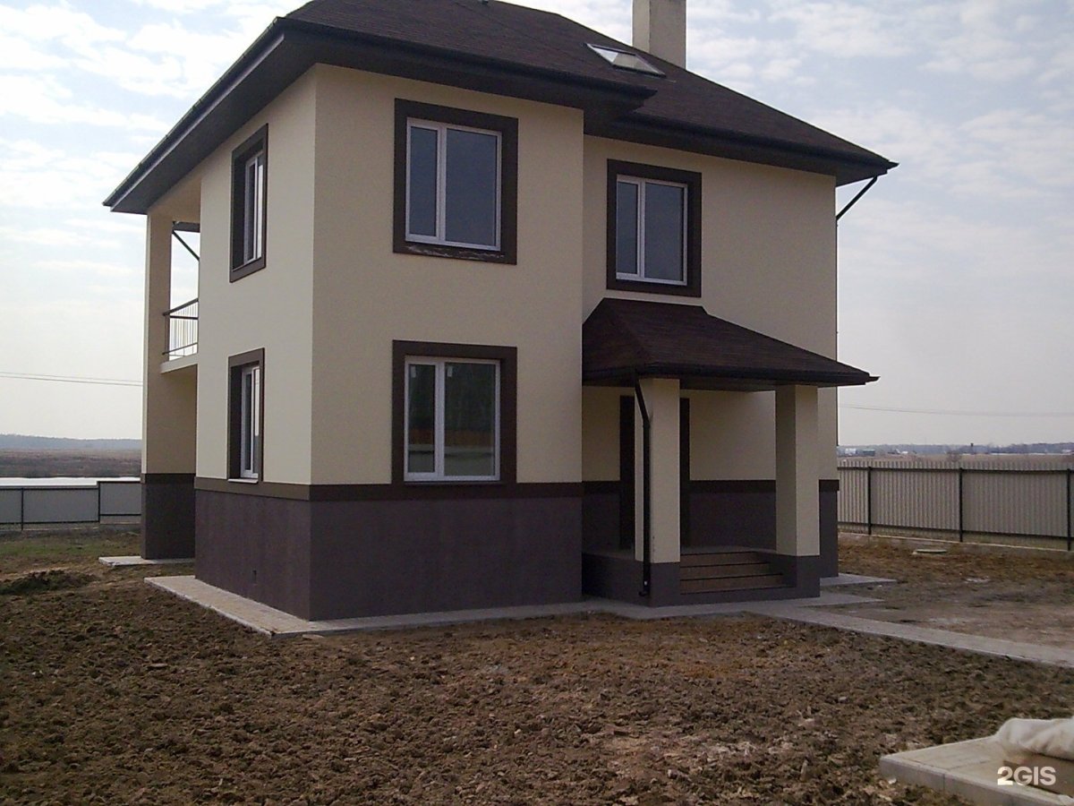 Фасад короед двухэтажный дом