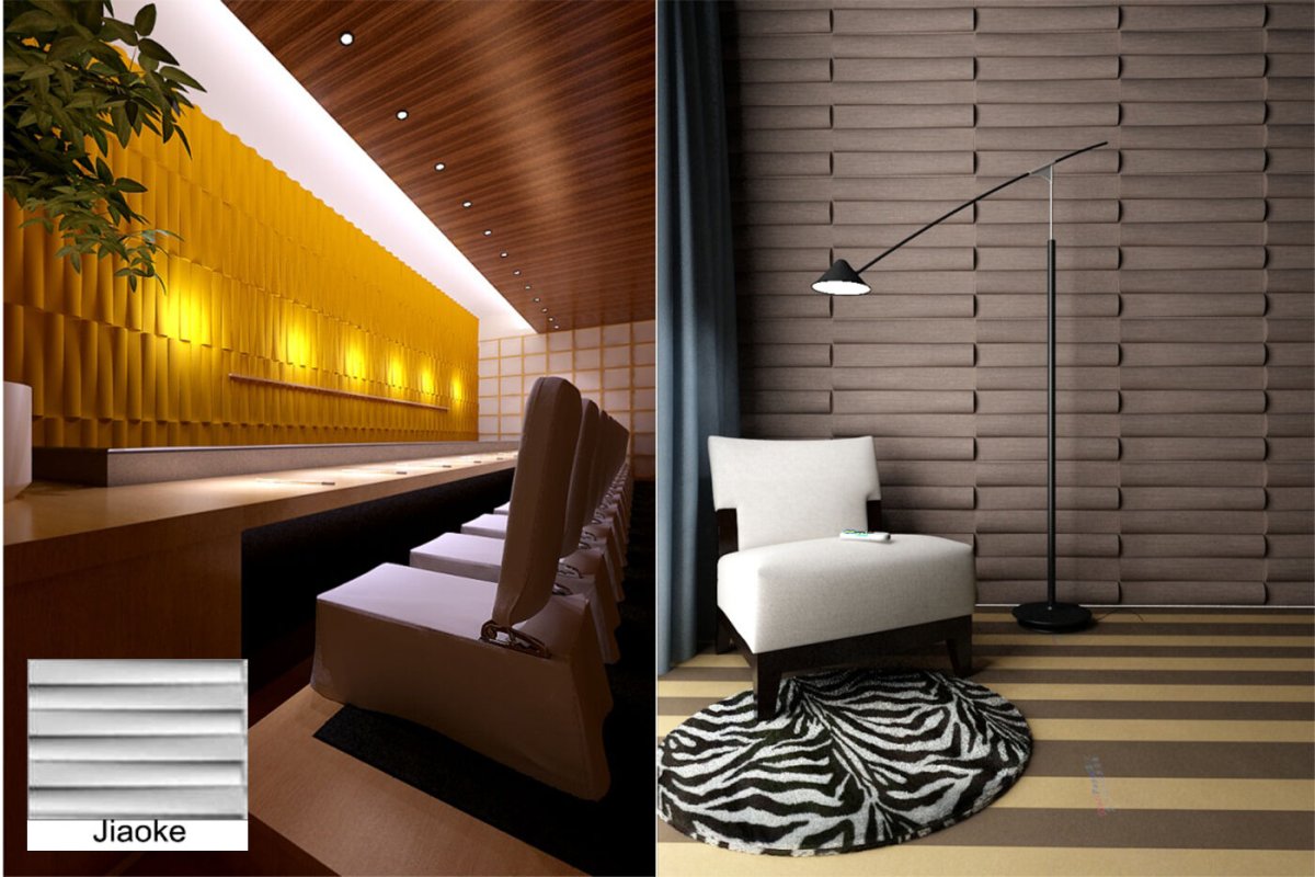 Bamboo 3д панели для стен деревянные