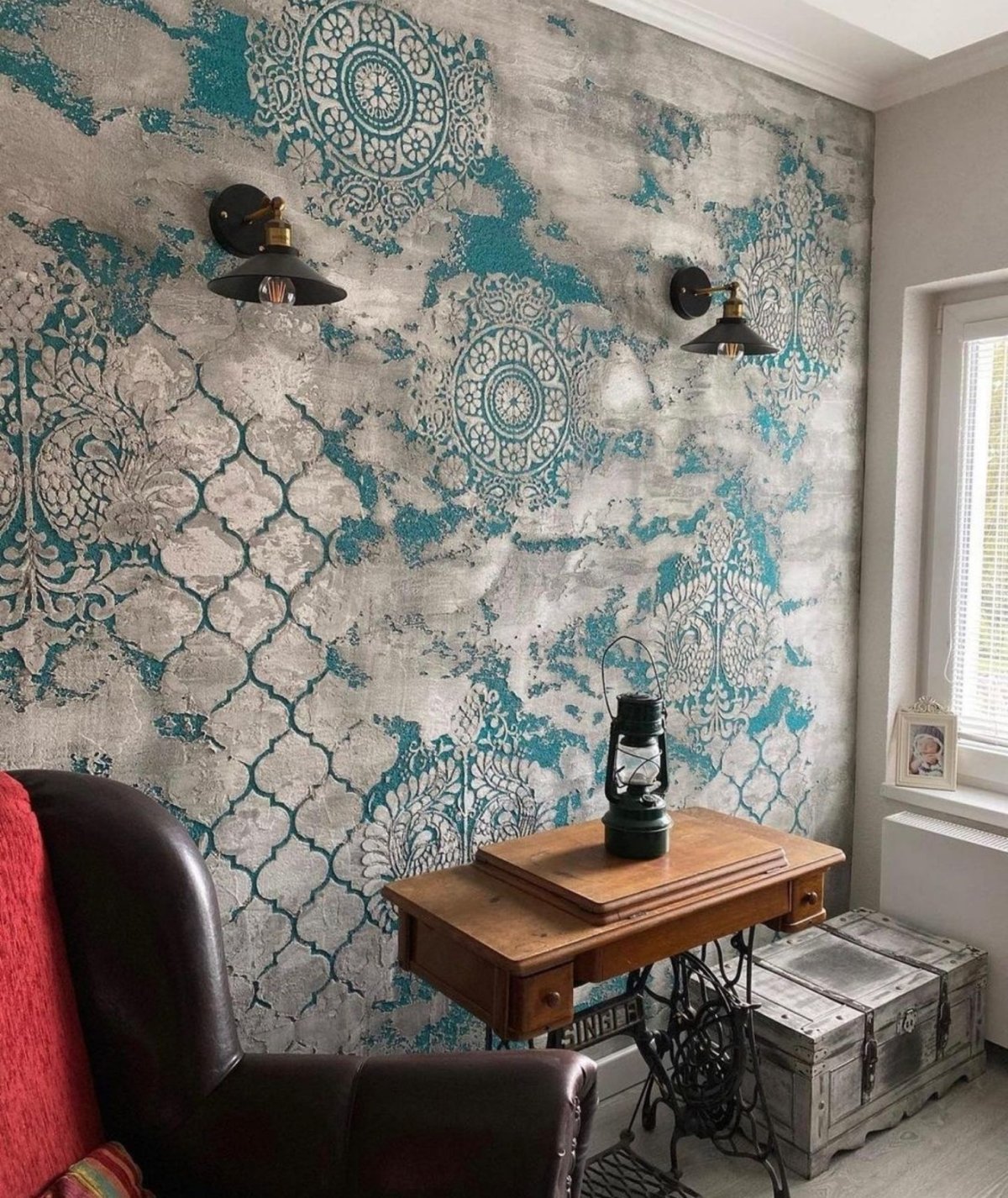 Декоративная штукатурка в ванной бюджетный вариант