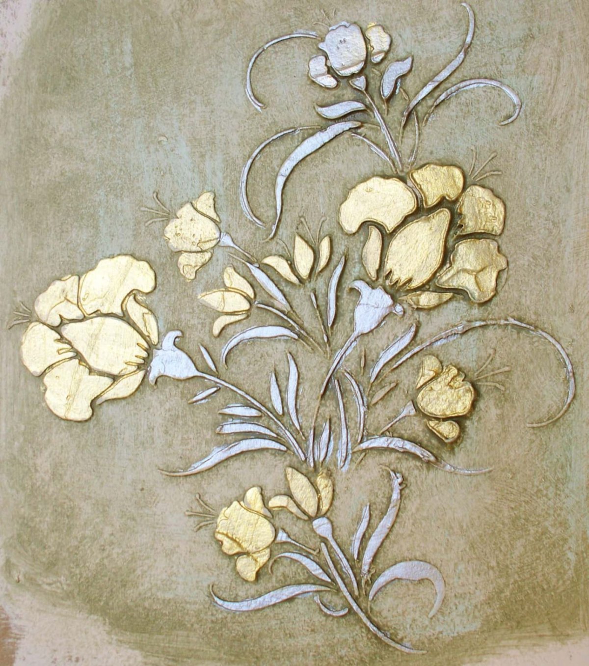 Трафареты для декоративной штукатурки цветы