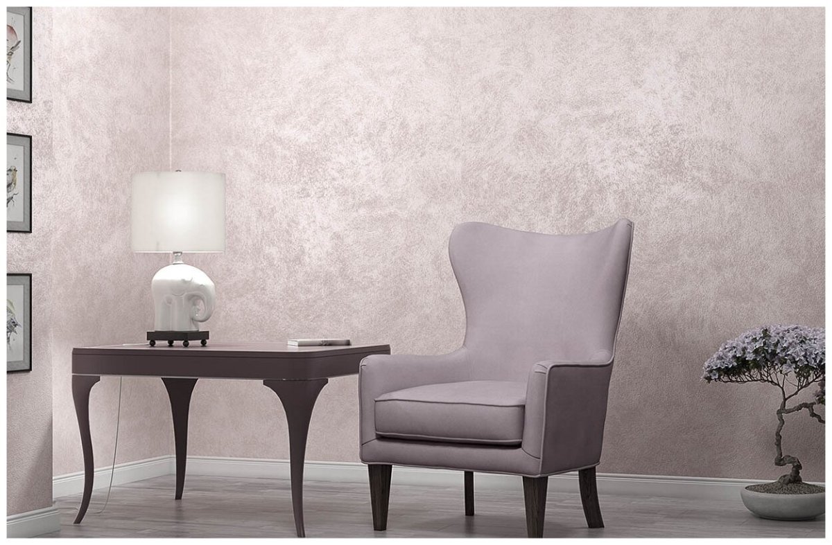 Бархатная штукатурка в интерьере