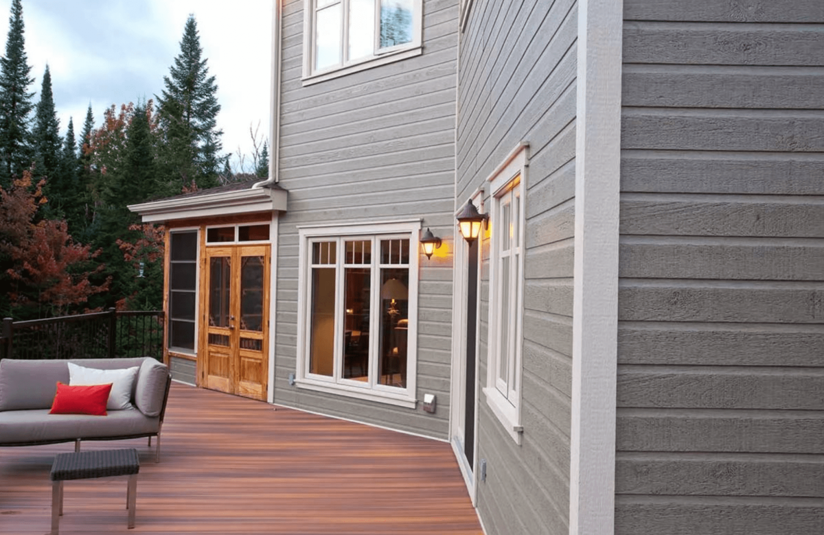 Кедрал фиброцементный сайдинг светлый дуб