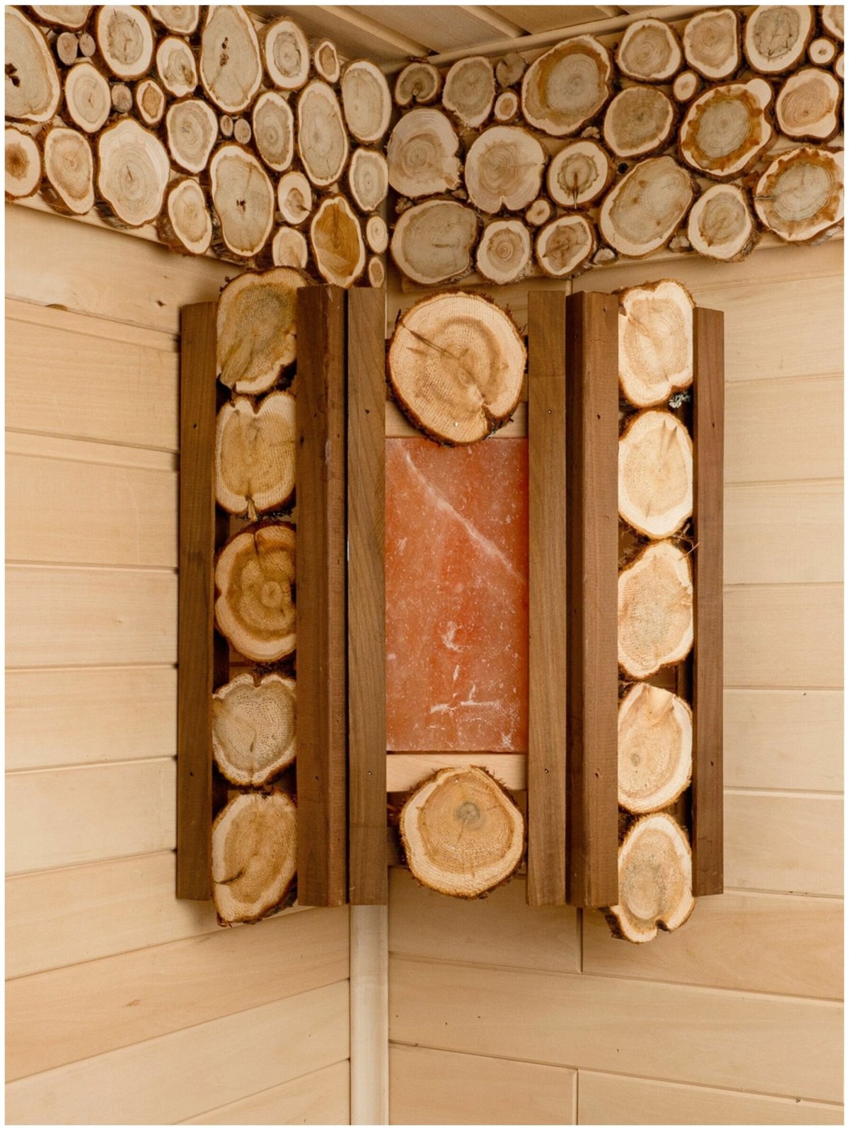 Панно из можжевельника для бани