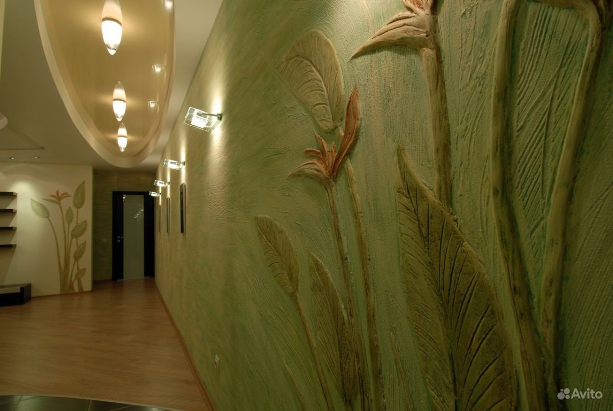 Красиво отделать стены декоративной штукатуркой