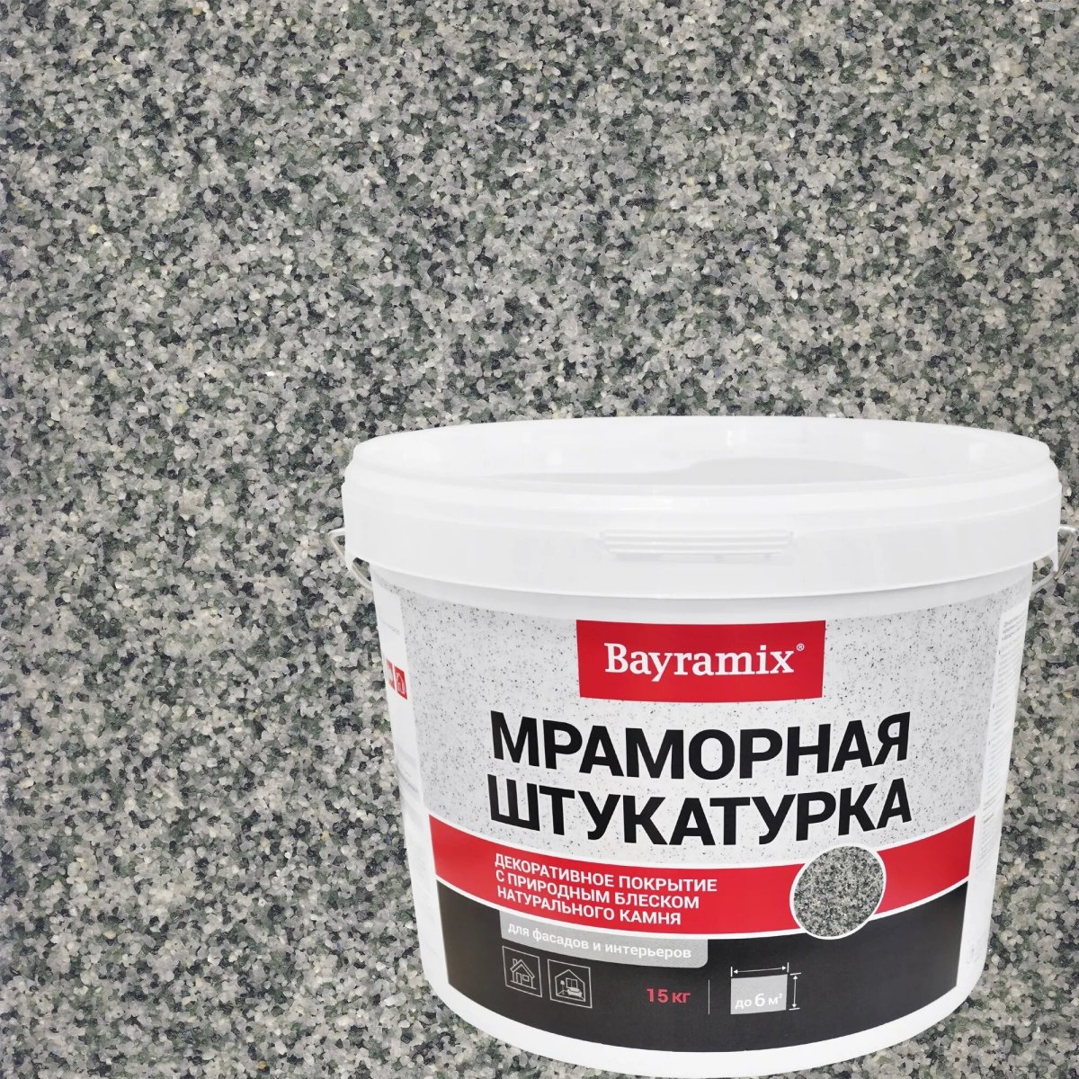 Штукатурка мраморная Bayramix «Royal White-n»