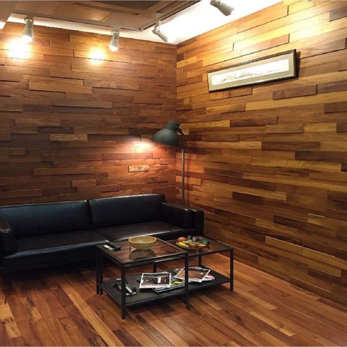 3d панели из дерева Ribadao Ироко