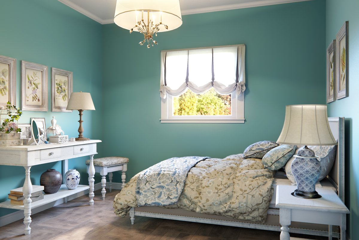 Цвета стен в квартире в стиле Прованс в интерьере
