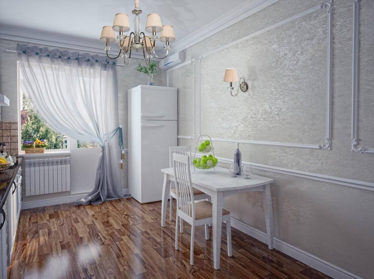 Молдинги на стенах в интерьере