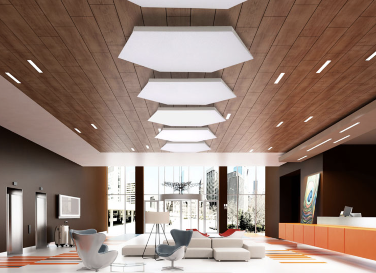 Ламинат на потолок