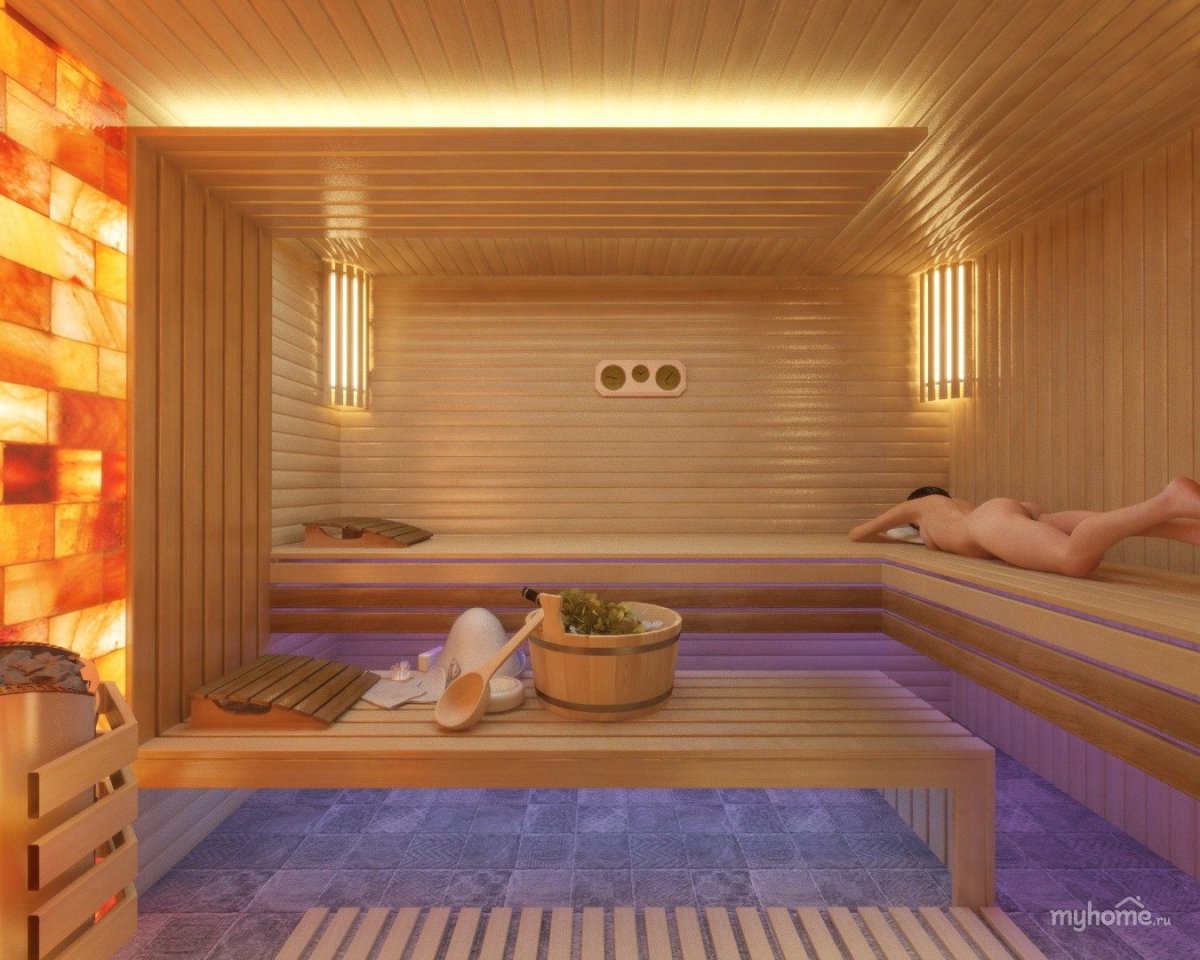 Баня с парилкой в частном доме