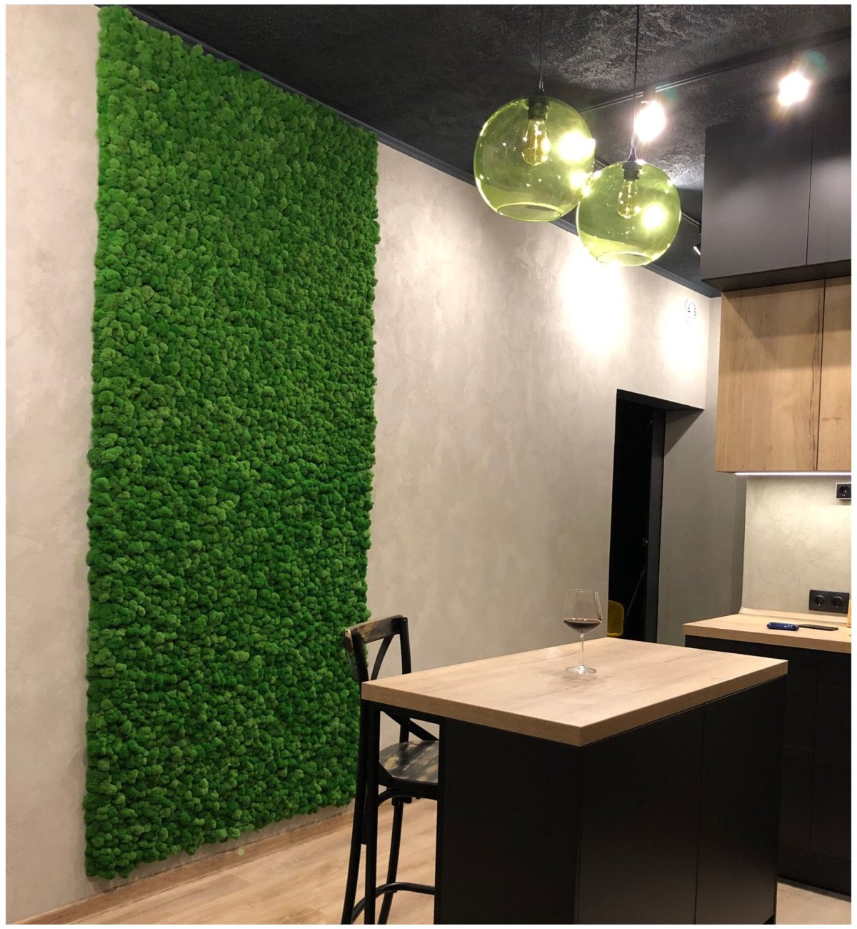 Стеновые панели из стабилизированного мха