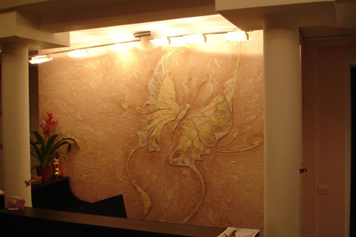 Фактурная отделка стен