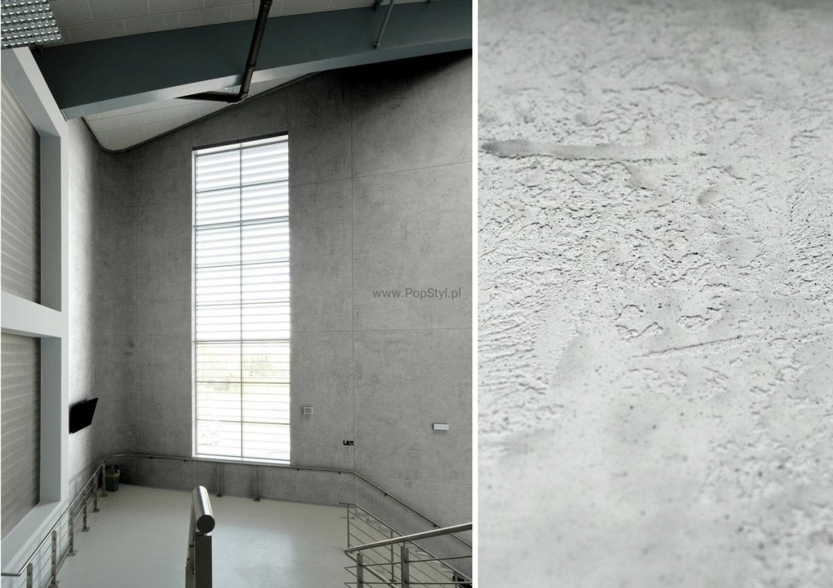 Декоративная штукатурка микроцемент белый