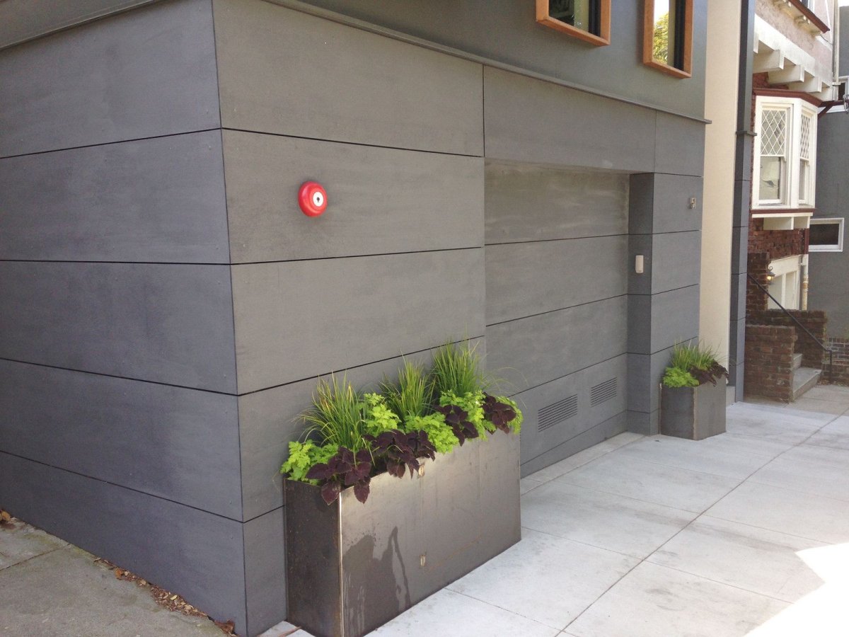 Цементные фасадные панели