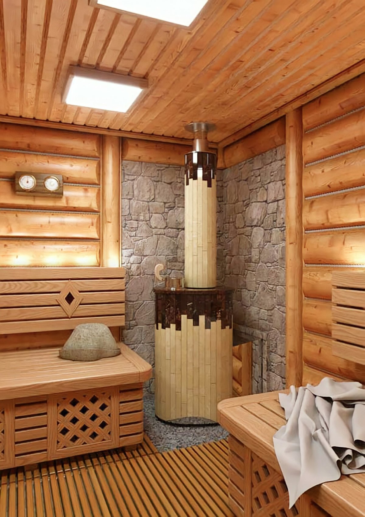 Отделка бани