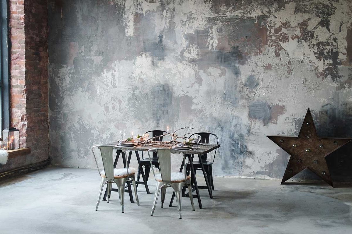 Декоративная штукатурка в стиле лофт