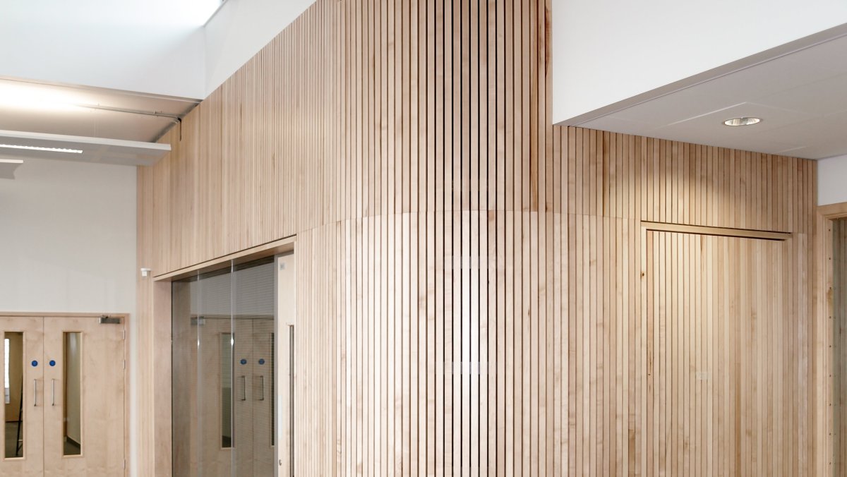 Шпонированные панели Topperfo Micro Ulme Stone Edition Acoustic Wood Panel