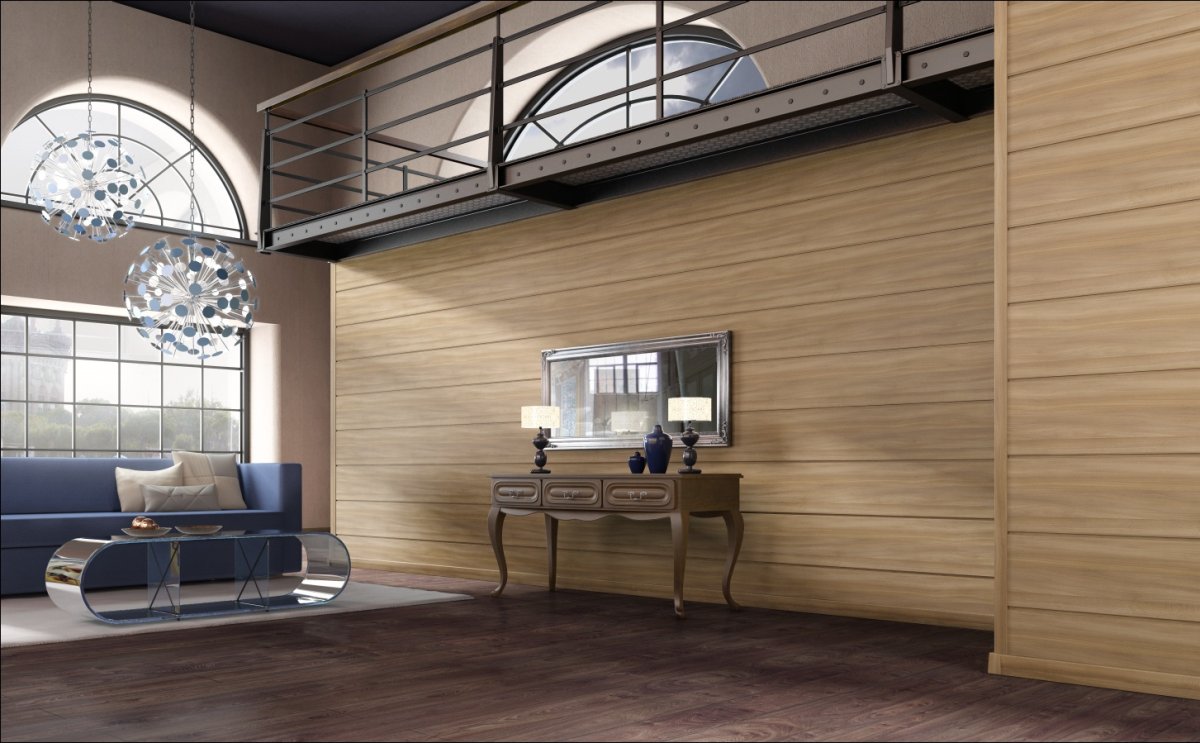 МДФ панели в загородном доме