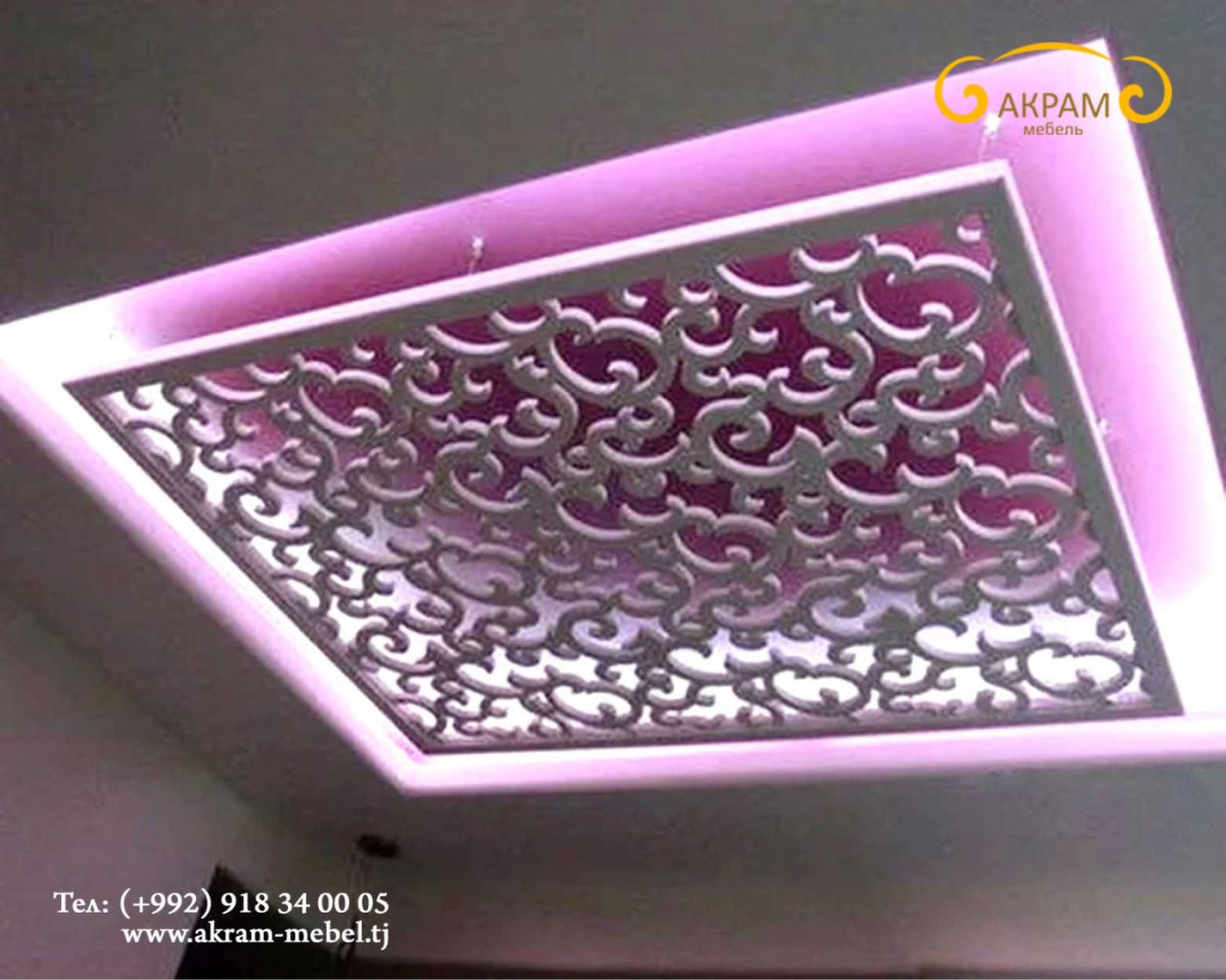 Резная панель с подсветкой