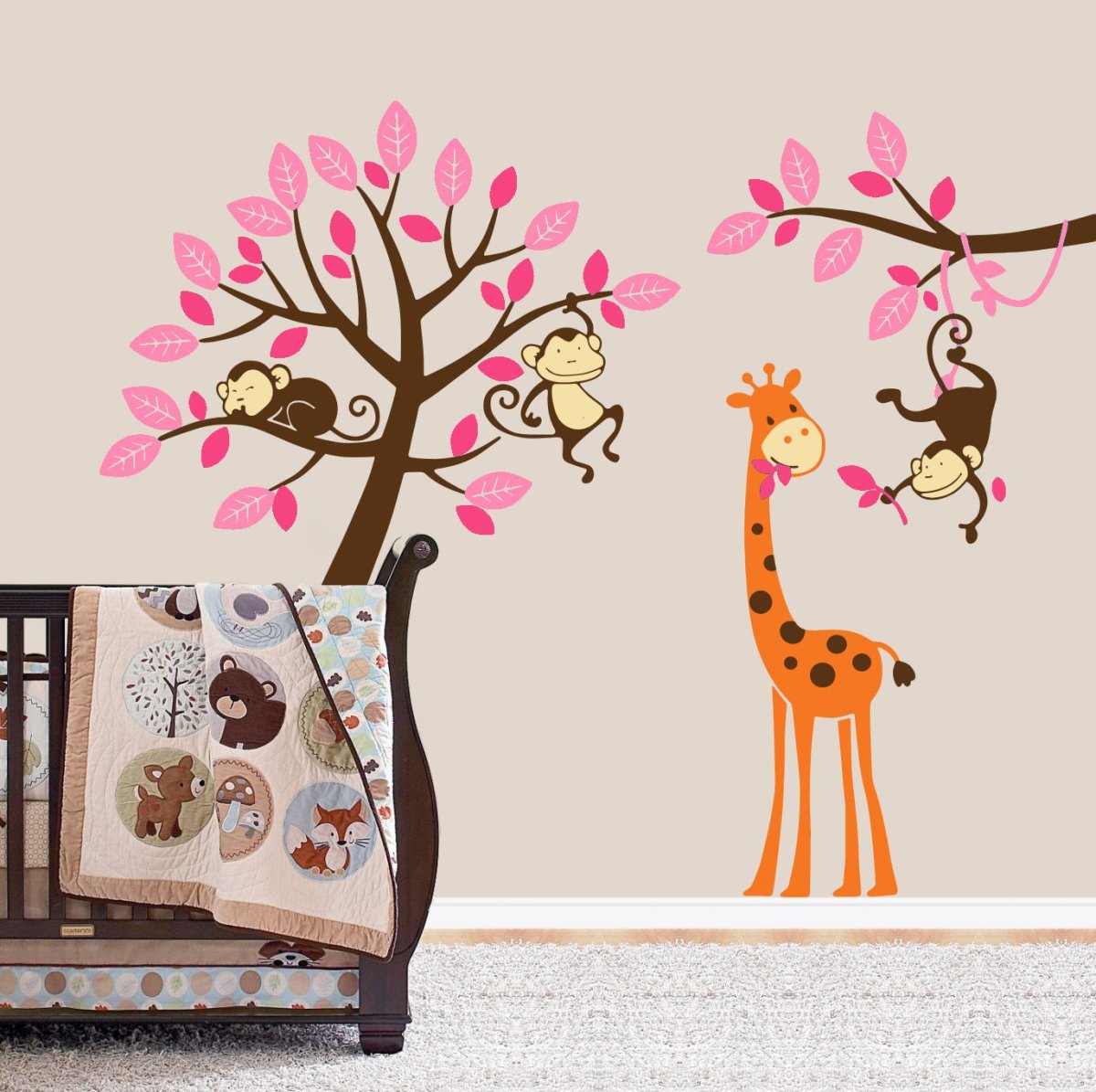 Интерьерная наклейка обезьяны