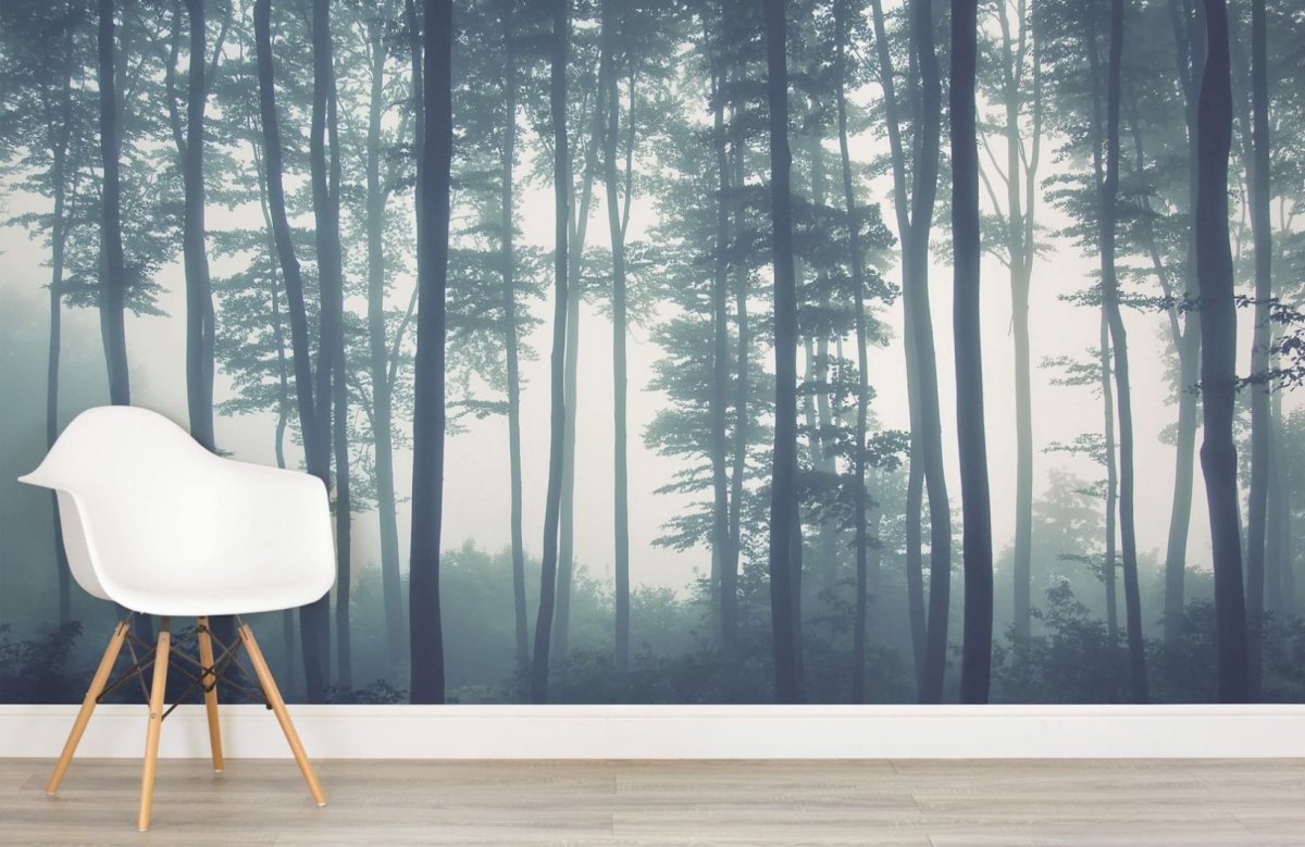 Обои настенные лес