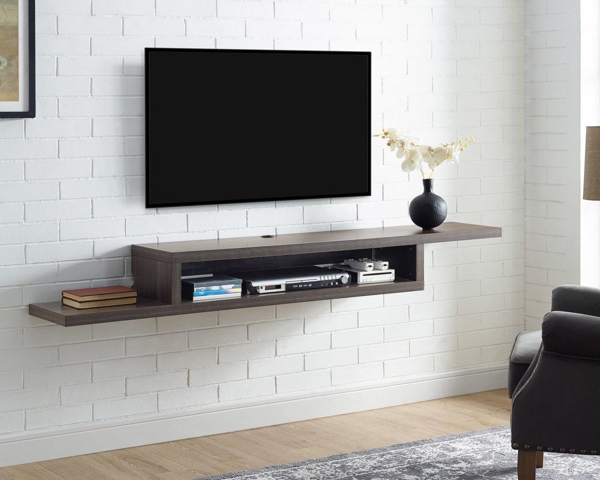 Подвесная полка под телевизор