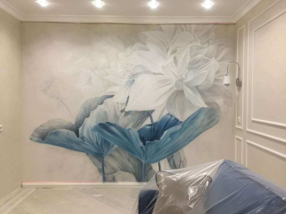 Аэрография на стенах