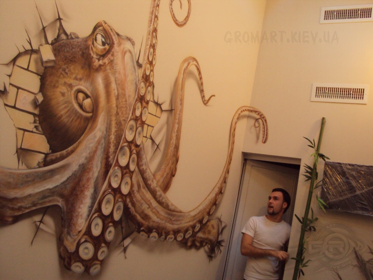 Аэрограф для рисования на стенах