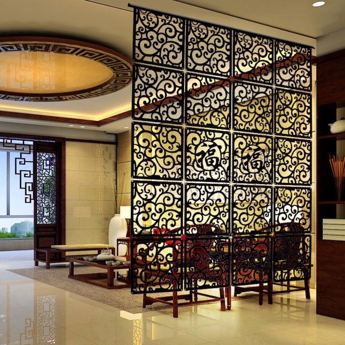 Декоративные перегородки в интерьере