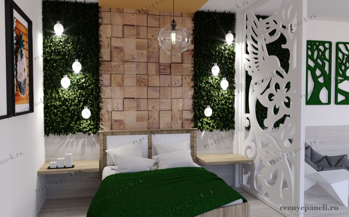 Резная панель для зонирования