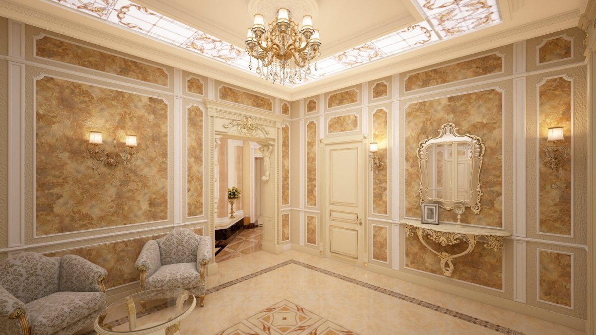 Венецианская штукатурка в стиле Барокко